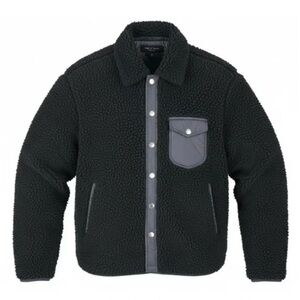 Rag & Bone Eliot Black Sherpa Jacket